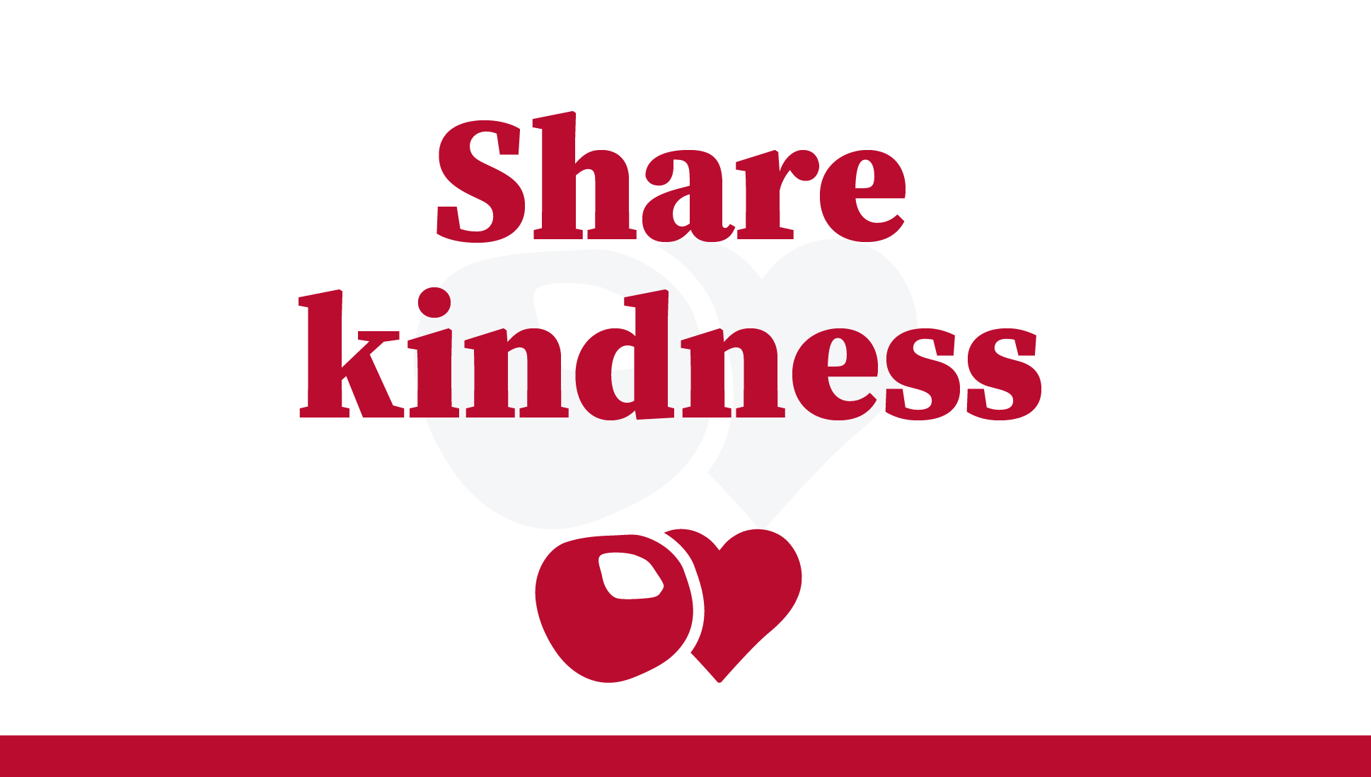 buckeye and heart image with Share Kindness text