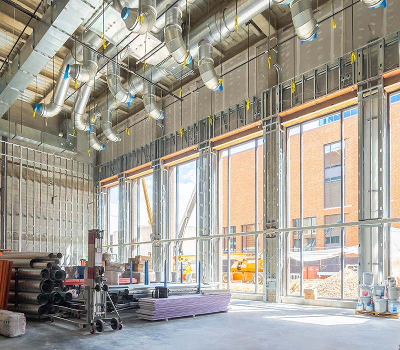 Building construction performed by The Ohio State University Facilities Operations and Development department